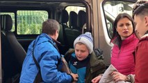 Refugiados ucranianos en Lyon llegan desde Rumanía