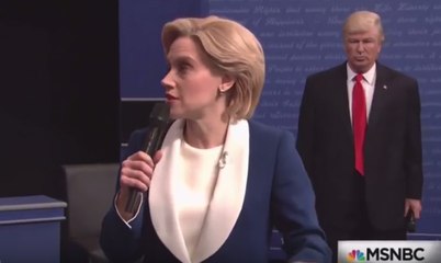 La parodie de SNL du débat Trump/Clinton