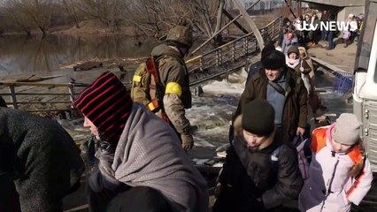 Footage shows Russian troops 13 miles from central Kyiv