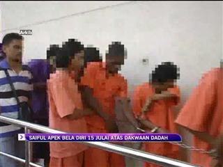 Saiful Apek bela diri 15 Julai atas dakwaan dadah