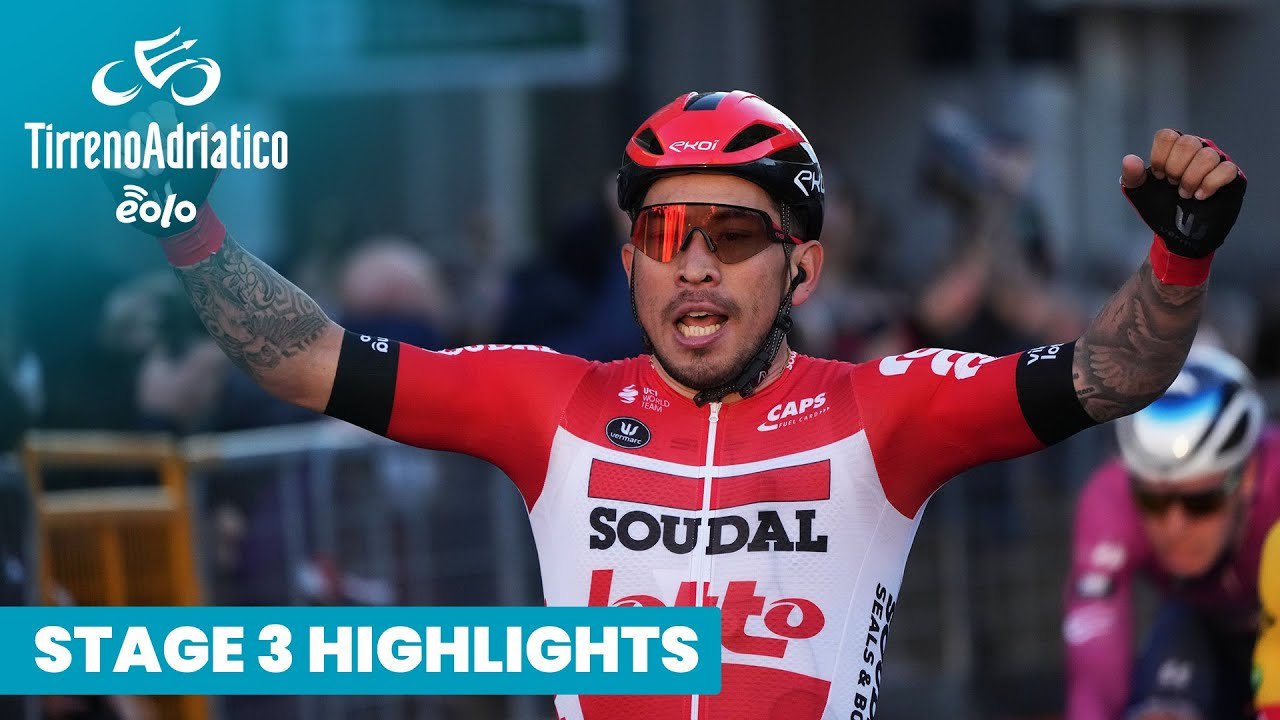 Easy stage? No way | 2022 Tirreno-Adriatico EOLO | Highlights Stage 3