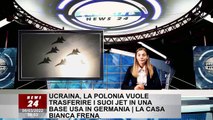 Ucraina, la Polonia vuole trasferire i suoi jet in una base Usa in Germania | La Casa Bianca frena