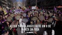 Alívio para a angústia de um 8 de março em fuga