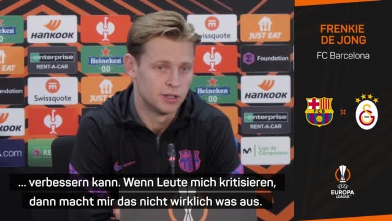 De Jong: “Viele Kritiker ohne eigene Meinung”