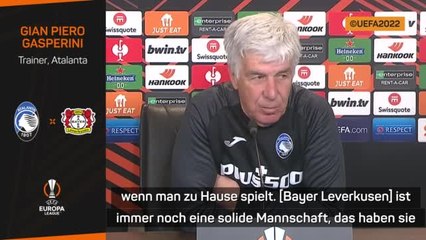 Gasperini warnt vor B04: "Eine solide Mannschaft"