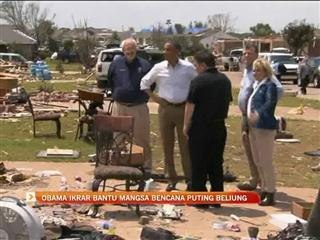 Obama ikrar bantu mangsa puting beliung
