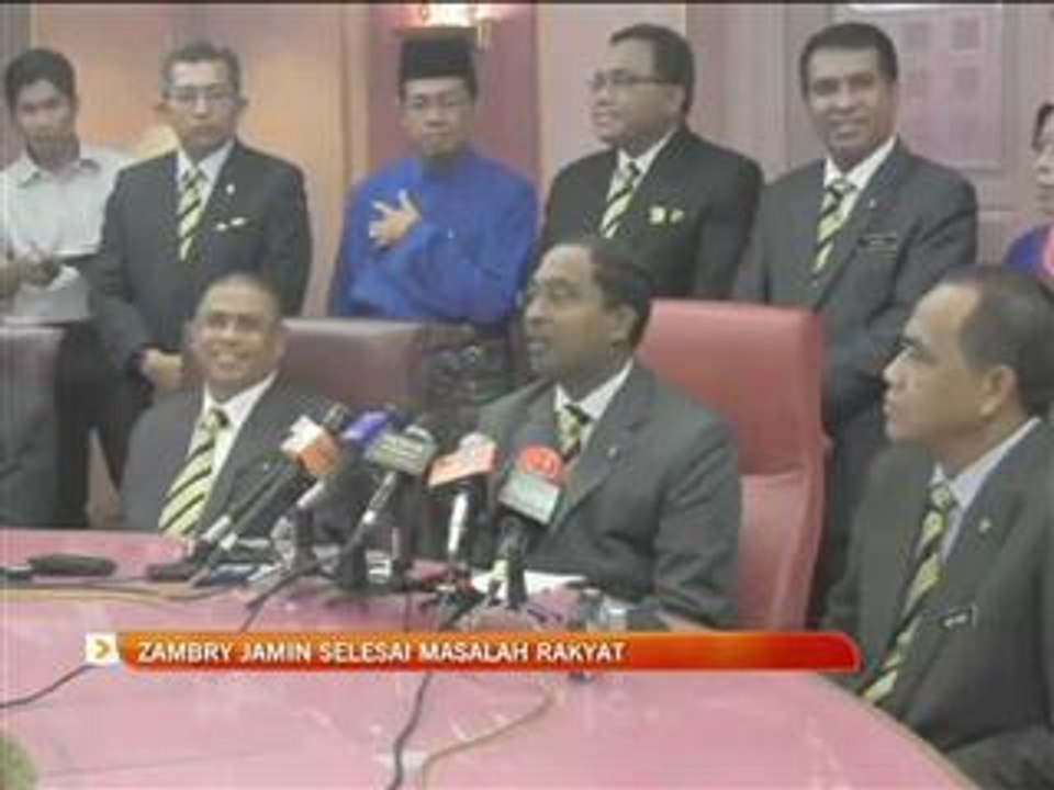 Zambry jamin selesai masalah rakyat