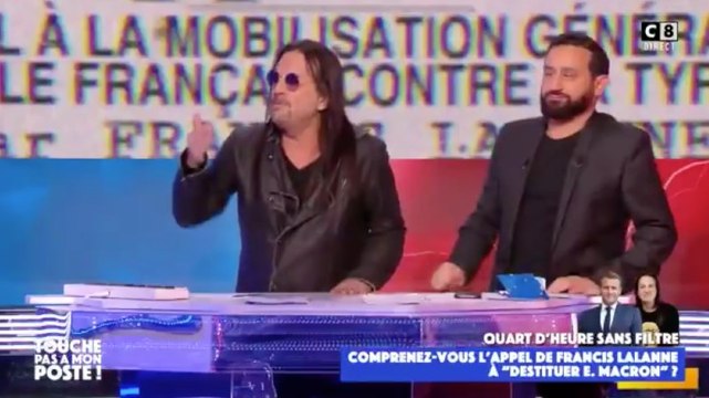 TPMP : Francis Lalanne quitte le plateau