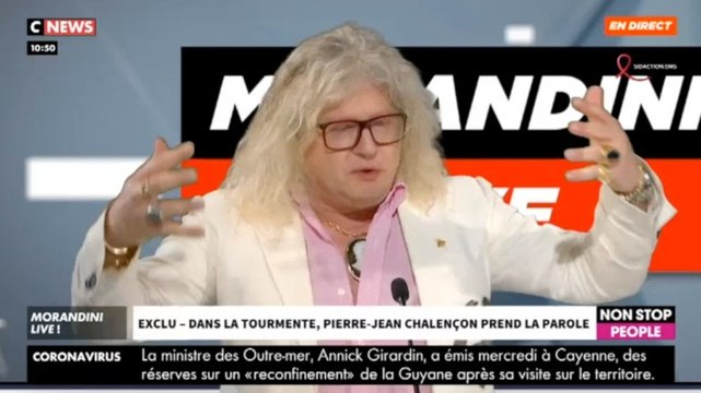 Pierre-Jean Chalençon en larmes sur CNews