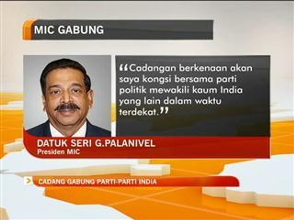 Cadang gabung parti - parti India