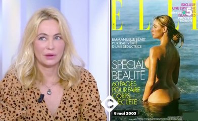 C à Vous : Emmanuelle Béart nue à la Une de Elle
