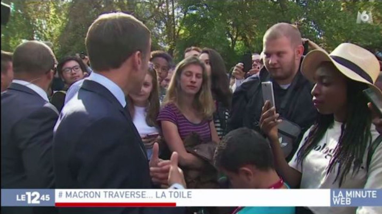 Zapping du 18/09 : Un échange entre Emmanuel Macron et un chômeur fait polémique