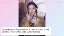 Carmen Kassovitz : La fille de Mathieu Kassovitz, et son petit chiot, stars des cinémas parisiens !