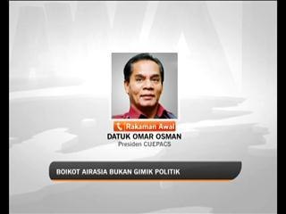 'Boikot AirAsia bukan gimik politik' - Omar Osman