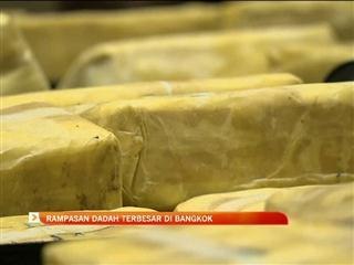 Rampasan dadah terbesar di Bangkok