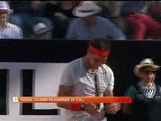 Nadal julang kejuaraan di Itali