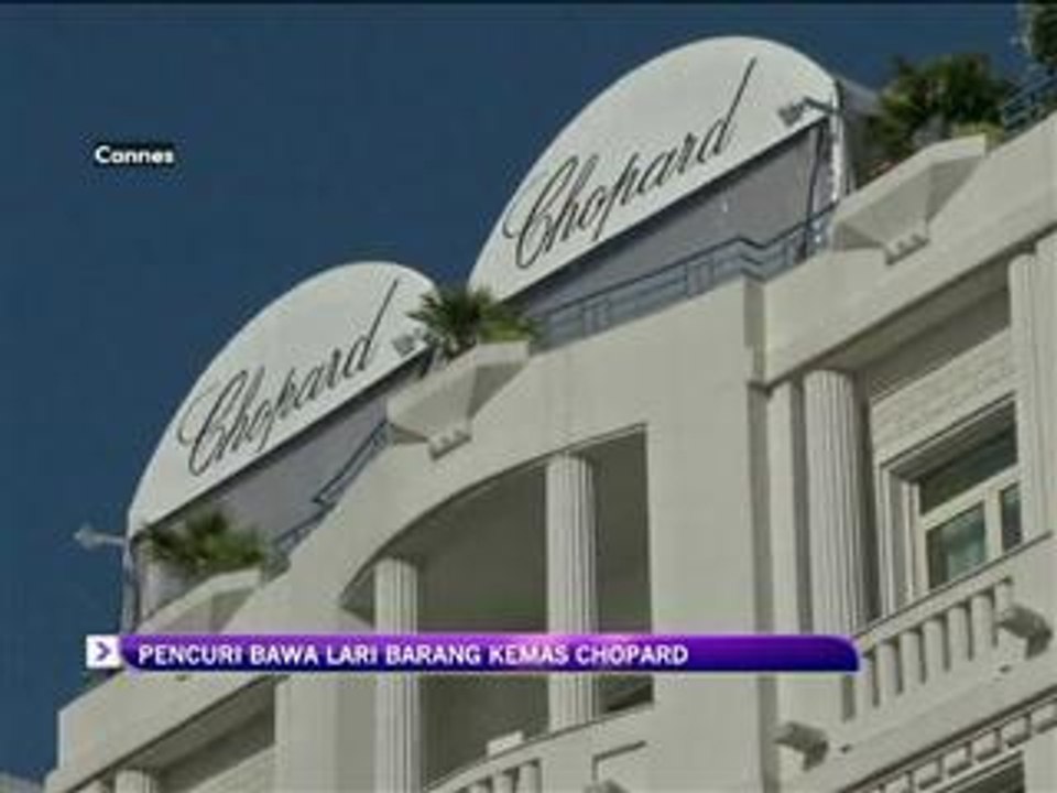 Pencuri bawa lari barang kemas Chopard