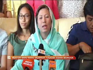 Menteri baru mahu jalankan tugas sebaik mungkin