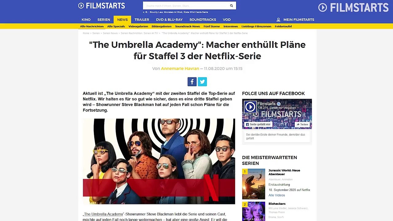 Umbrella Academy Staffel 3: Das erwartet uns nach dem Finale von Staffel 2 (FILMSTARTS-Original)
