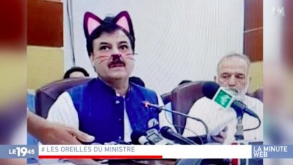 Zapping du 18/06 : Des ministres pakistanais...avec un filtre oreilles de chat !