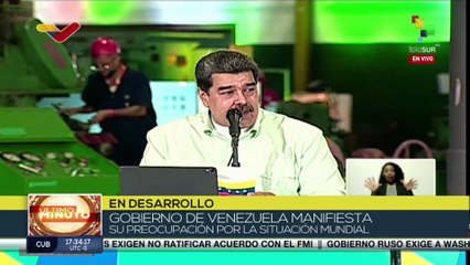 Presidente Maduro ratifica compromiso de Venezuela con la prosperidad económica