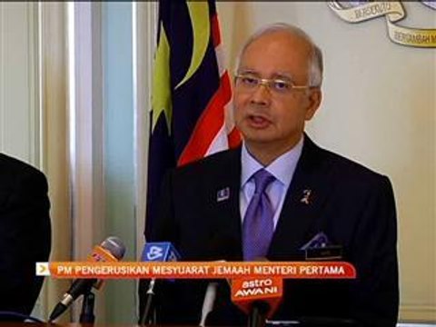 PM pengerusikan mesyuarat jemaah Menteri pertama