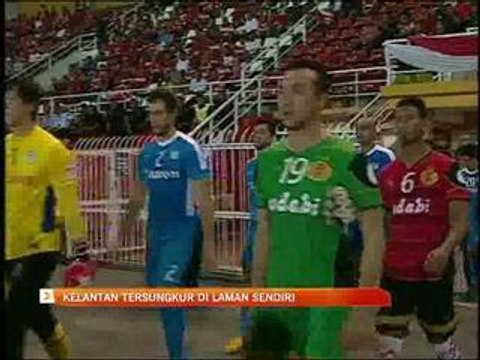 Kelantan tersungkur di laman sendiri