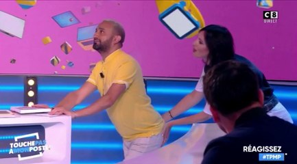 Zapping du 06/06 : Quand Géraldine Maillet tâte le postérieur de Cyril Hanouna
