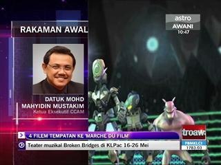 4 filem tempatan ke 'Marche Du Film'