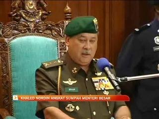 Khaled Nordin angkat sumpah MB Johor