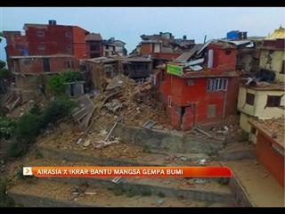 AirAsia X ikrar bantu mangsa gempa bumi Nepal