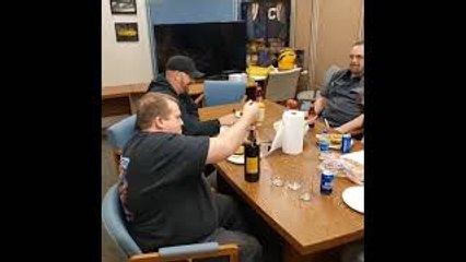 Aggressive Use of Wine Saver Bursts Bottle