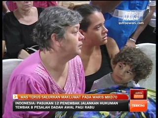 MAS terus salurkan maklumat pada waris MH370