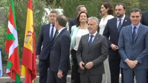 El rey posa en La Palma con todos los presidentes autonómicos menos Aragonés