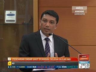 Pencarian dasar laut dijangka selesai bulan Mei