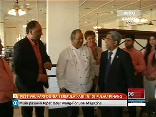 Festival Kari Dunia bermula hari ni di Pulau Pinang