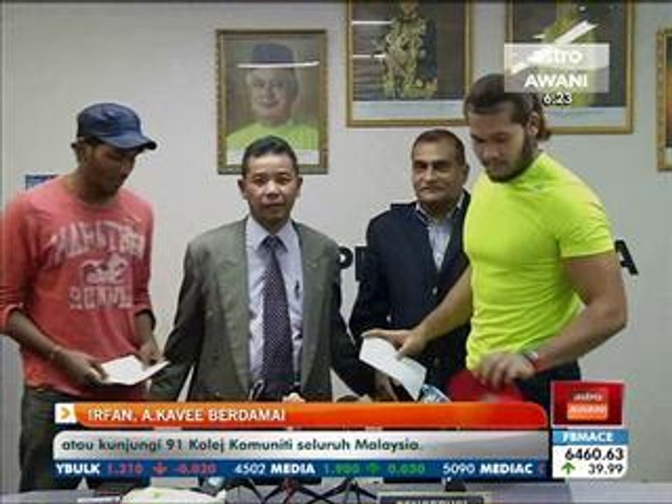 Irfan Shamsuddin, A. Kavee Alagan berdamai