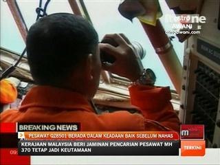 Pesawat QZ8501 berada dalam keadaan baik sebelum nahas