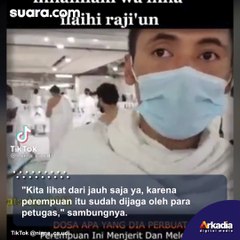 Viral! Video Perempuan Histeris dan Melepaskan Pakaian di depan Ka'bah Gegerkan Warganet