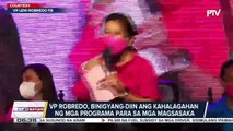 Mayor Moreno, nanuyo ng mga botante sa Masbate; Kahalagahan ng mga programa para sa magsasaka, binigyang diin naman ni VP Robredo