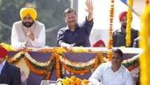 Arvind Kejriwal, Bhagwant Mann hold mega roadshow in Amritsar after Punjab sweep