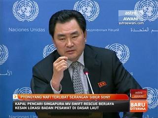 Pyongyang nafi terlibat serangan siber Sony