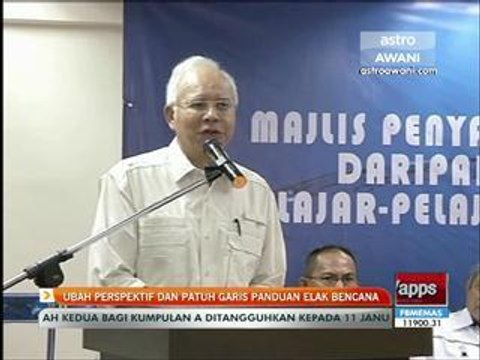 Ubah persepsi dan patuh garis panduan elak bencana