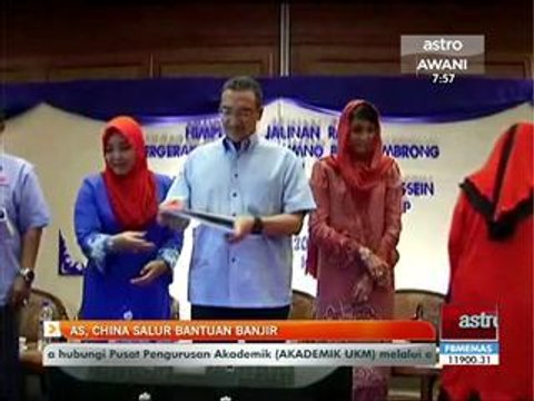 AS, China salur bantuan banjir