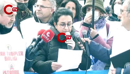 Doktorlardan 'Beyaz Yürüyüş'