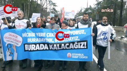 Doktorlardan 'Beyaz Yürüyüş'