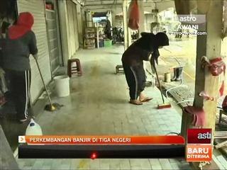 Perkembangan banjir di tiga negeri (Khamis, 8 Jan, 12:00 pm)