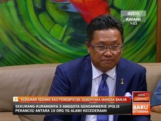 Kerajaan sedang kaji penempatan sementara mangsa banjir