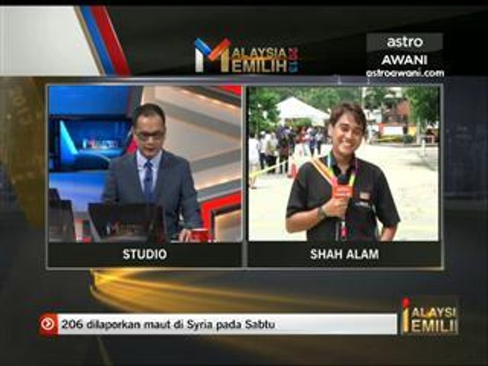 Perkembangan PRU13 di Shah Alam, Selangor