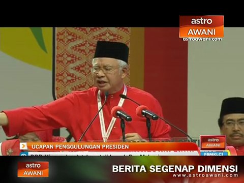Perhimpunan Agung UMNO 2015: Ucapan penggulungan Presiden
